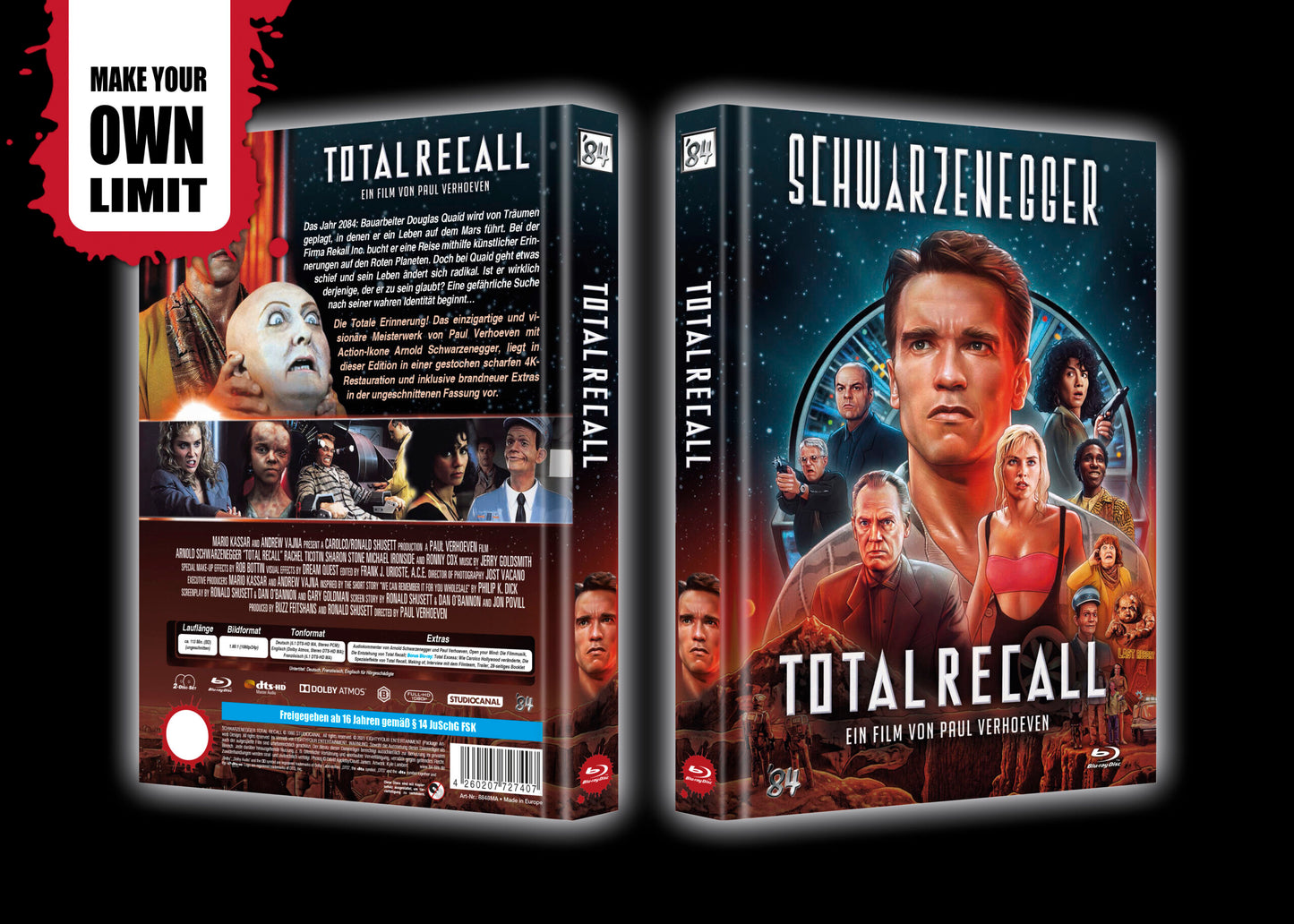 TOTAL RECALL - MEDIABOOK - COVER A