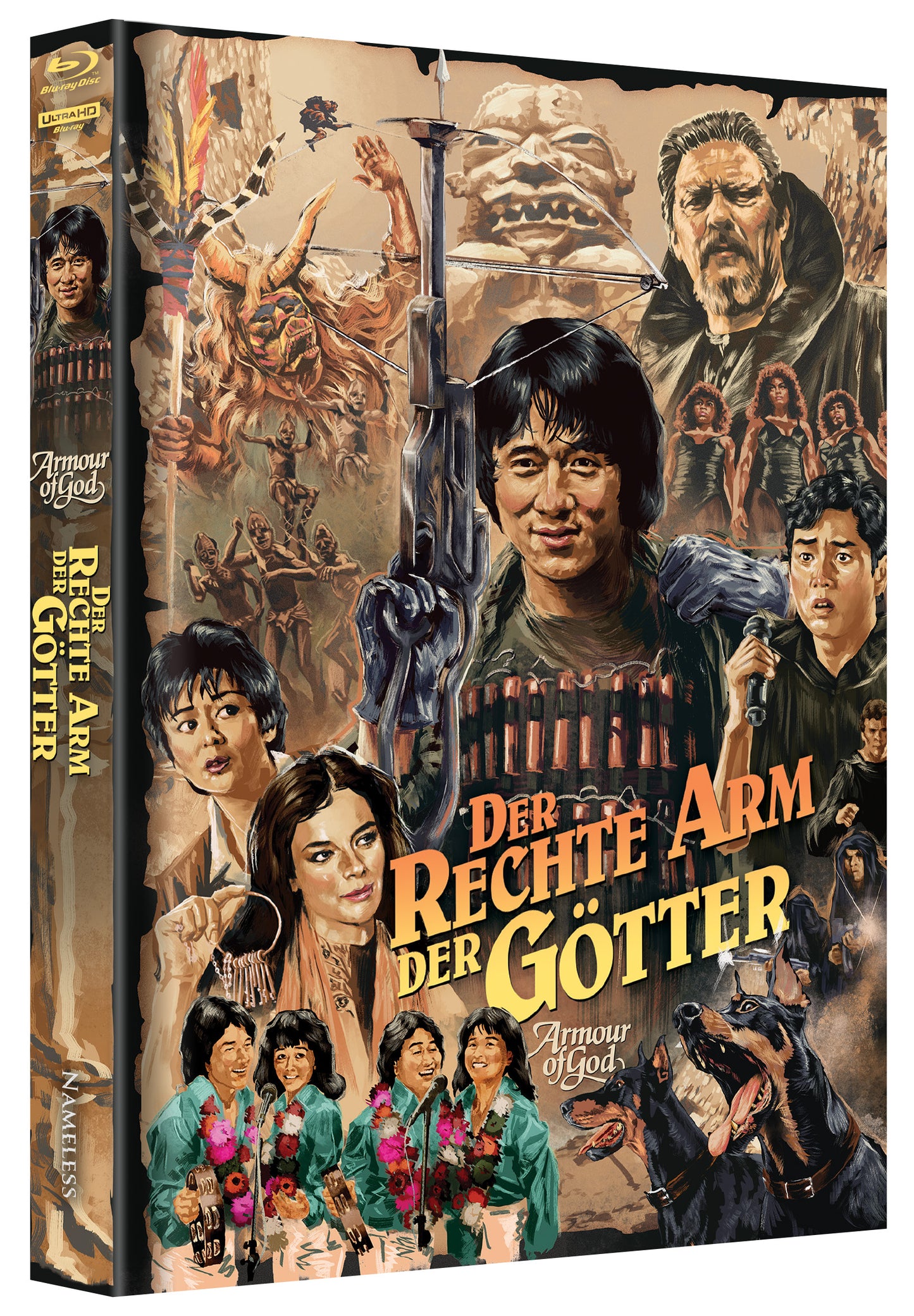 ARMOUR OF GOD 1 & 2 - SCHUBER EDITION - 2 MBs - COVER B - 4K-UHD/BD