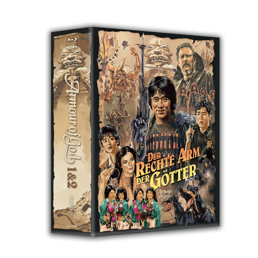 ARMOUR OF GOD 1 & 2 - SCHUBER EDITION - 2 MBs - COVER B - 4K-UHD/BD