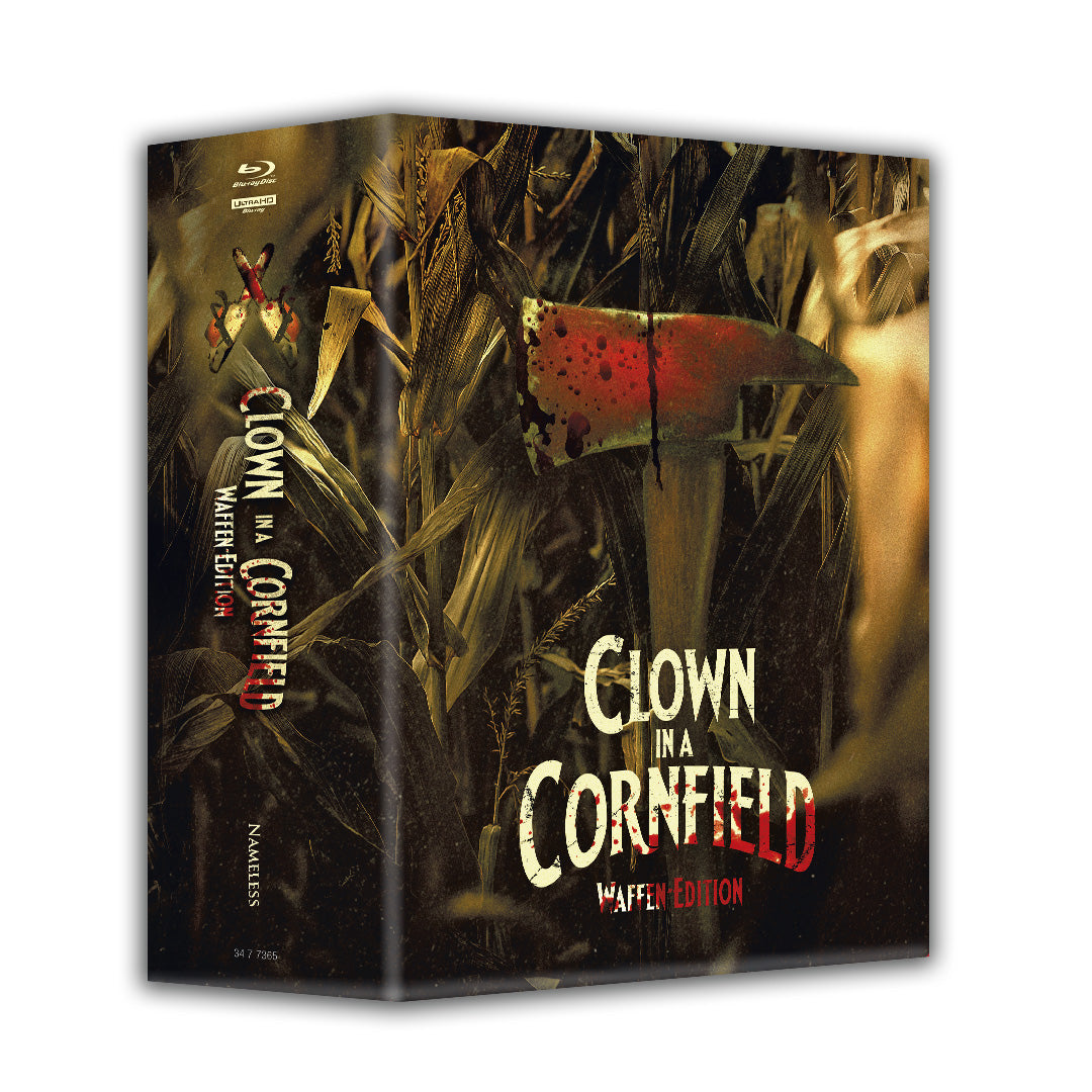 CLOWN IN A CORNFIELD - WAFFEN SCHUBEREDITION 3 MEDIABOOK - COVER D - F ( SHOP EXKLUSIV )