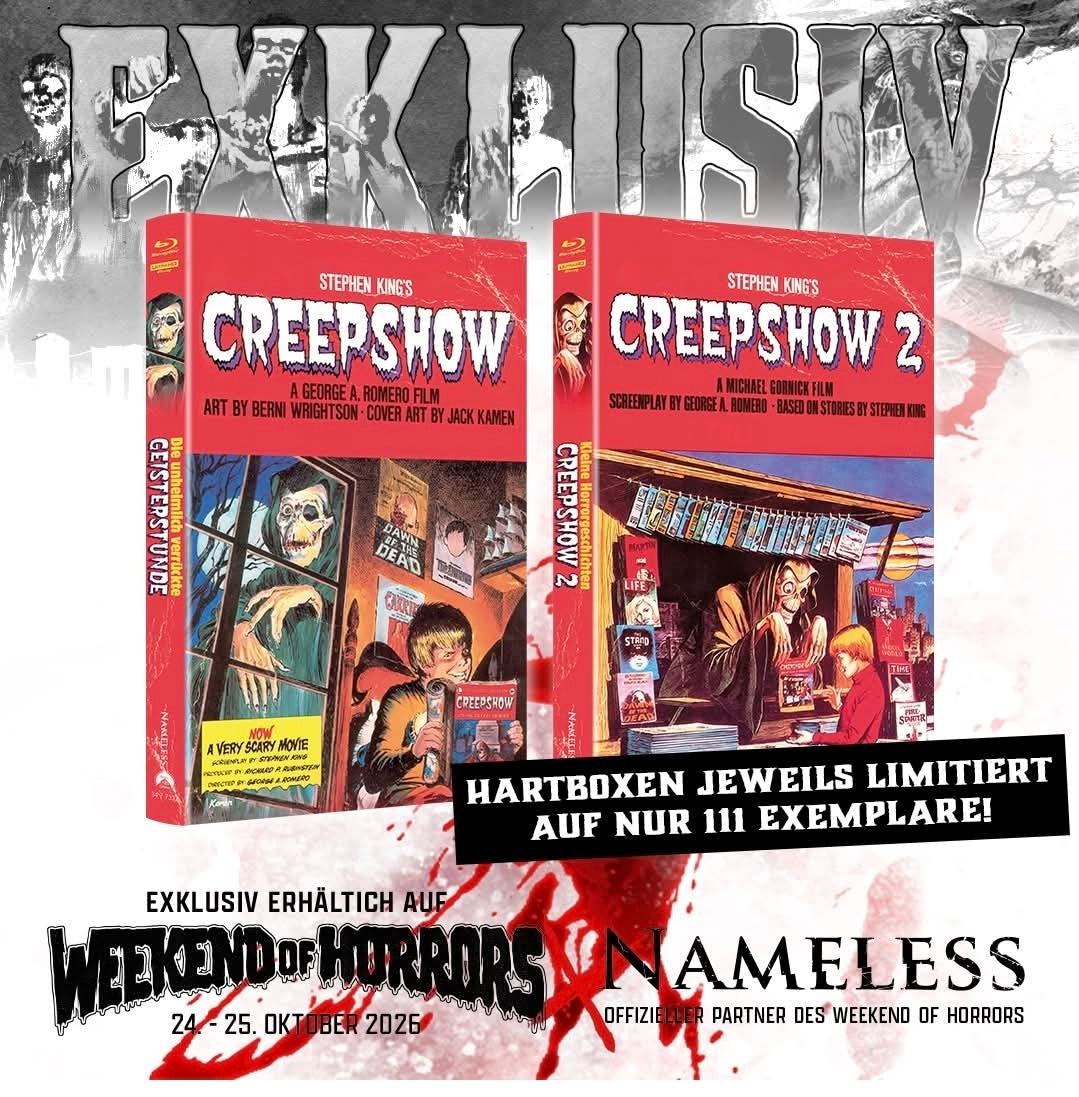 CREEPSHOW 1&2 - HARTBOXEN - WEEKEND OF HORROR EDITION - 4K-UHD/BD