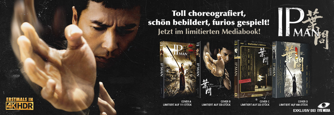IP MAN - FULLSET - 4 MEDIABOOKS - 4K-UHD