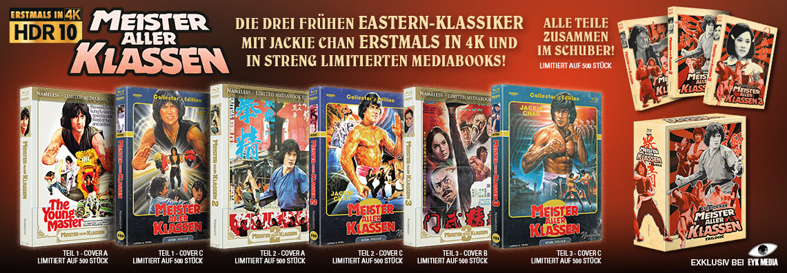 MEISTER ALLER KLASSEN - FULL-SET 1-3 MEDIABOOK - COVER C EDITION - 4K-UHD/BD