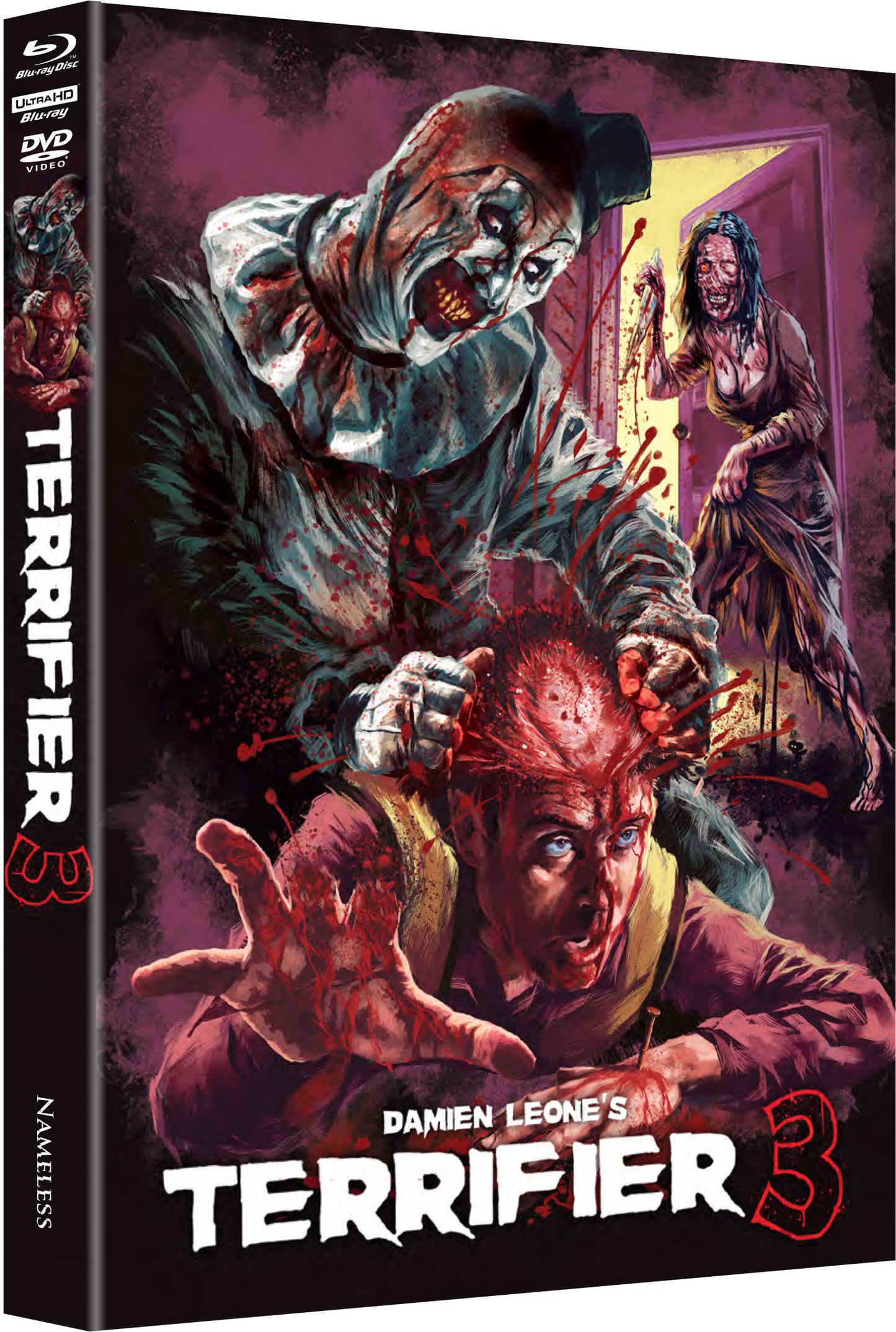 TERRIFIER 3 - MEDIABOOK - COVER L - UNCLE FRANK - TÜR - 3 DISC EDITION UHD/BD/DVD