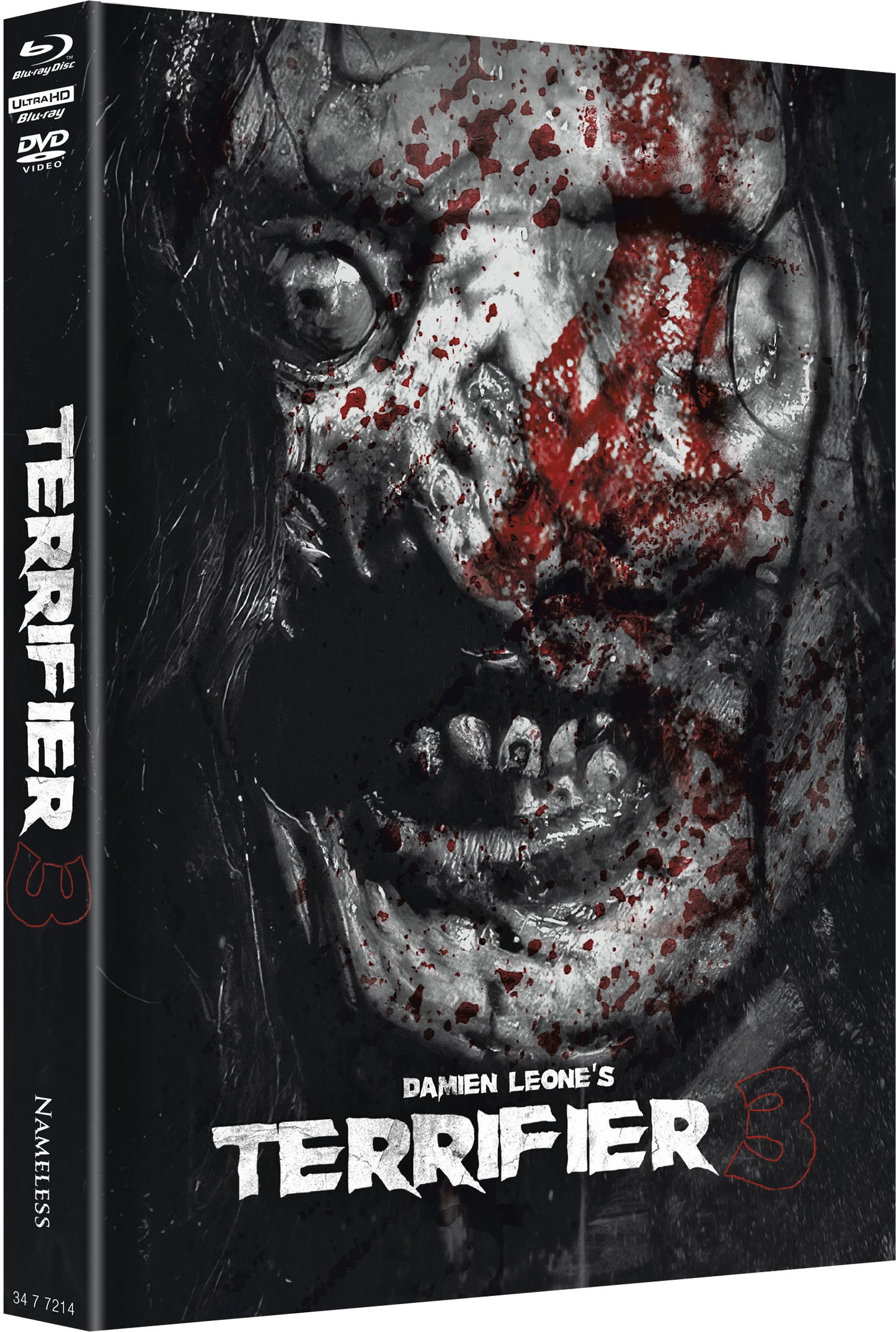 TERRIFIER 1-3 SCHUBER EDITION - 3 MEDIABOOKS - UHD/BD/DVD