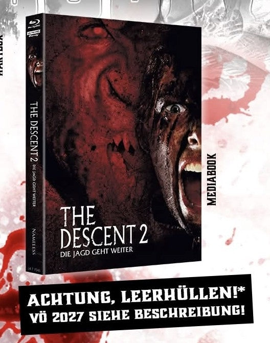 THE DESCENT 2 - MEDIABOOK - WEEKEND OF HORROR EDITION - 4K-UHD/BD