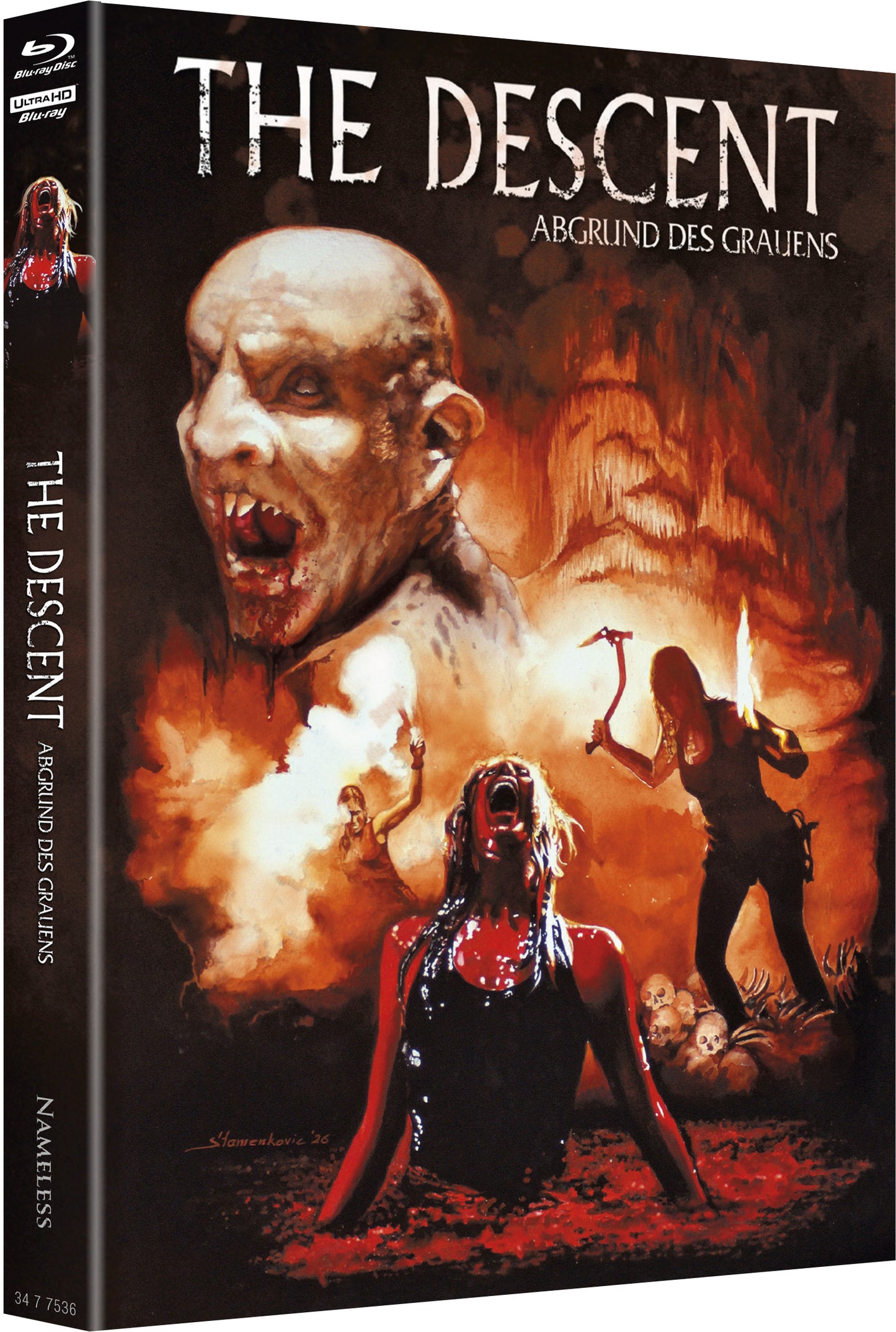 THE DESCENT - MEDIABOOK - COVER G - 4K-UHD/BD