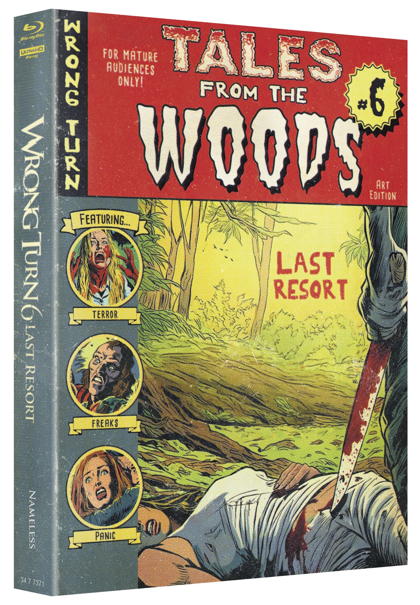 WRONG TURN 6 - MEDIABOOK - COVER D - COMIC - BD/4K-UHD