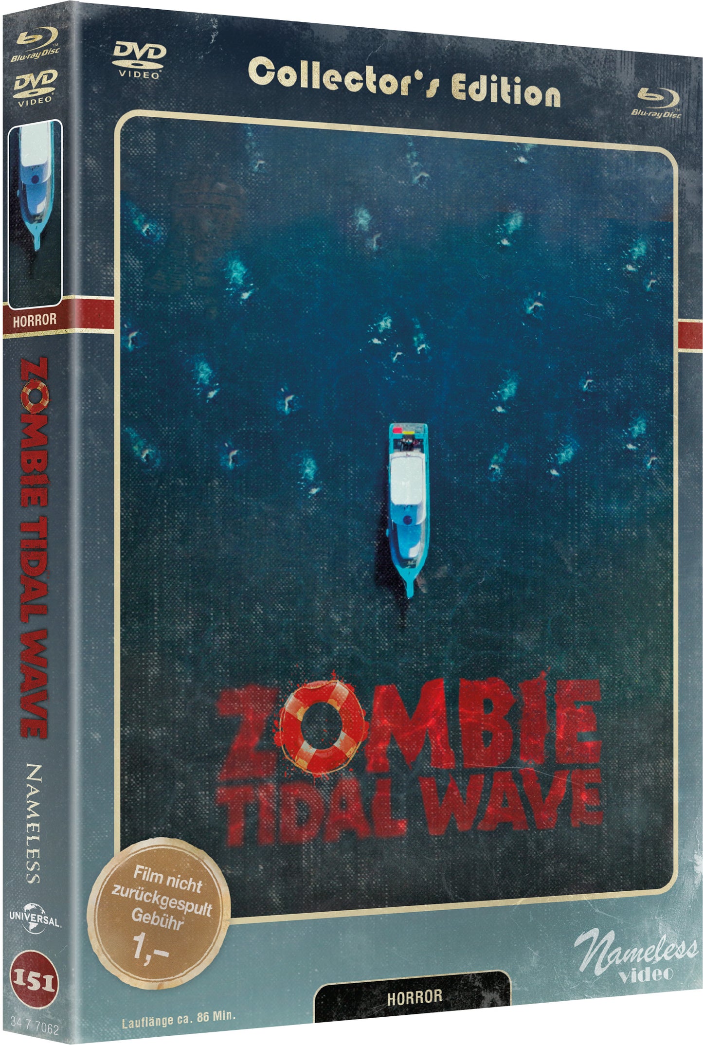 ZOMBIE TIDAL WAVE - MEDIABOOK - COVER C RETRO - BD/DVD
