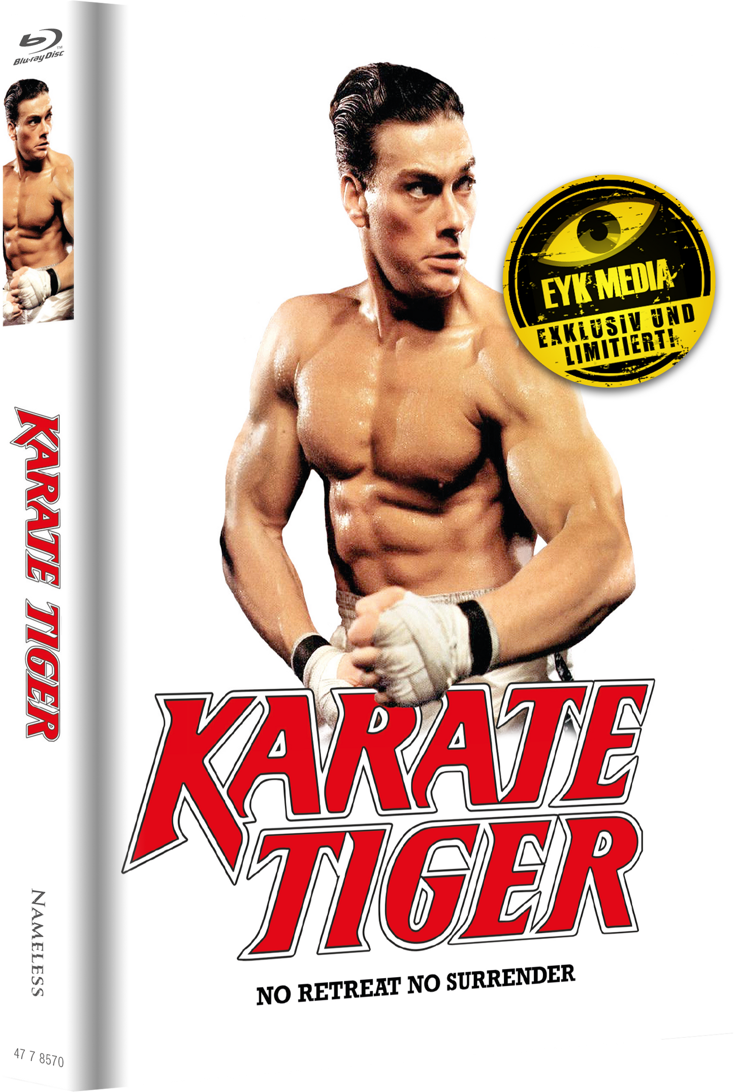 Karate Tiger Mediabook Cover E Wattiert Limitiert auf 500
