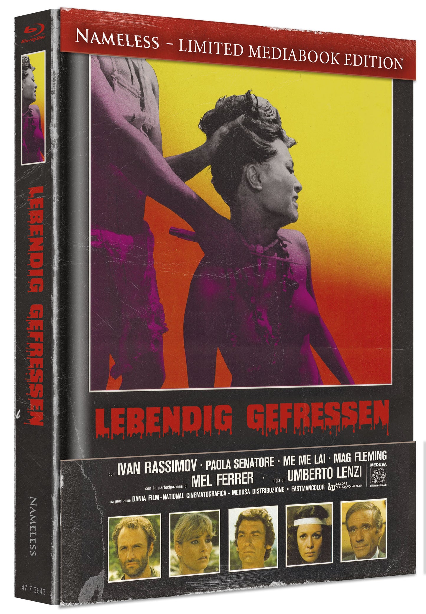 LEBENDIG GEFRESSEN - MEDIABOOK - COVER A