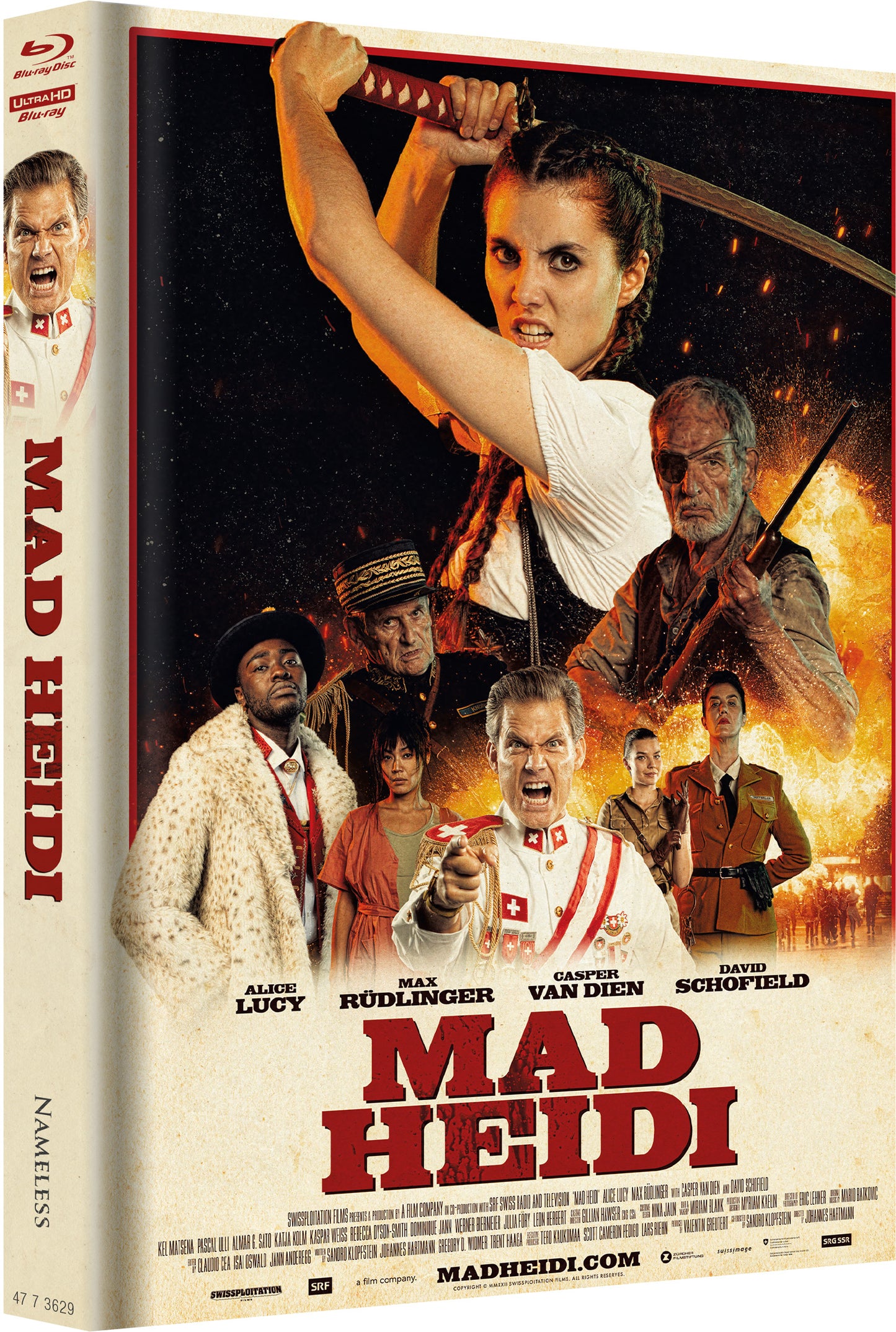 MAD HEIDI - COVER D - MEDIABOOK - BD/UHD/SOUNDTRACK CD