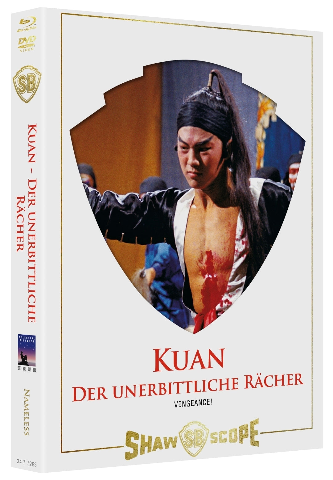 KUAN - DER UNERBITTLICHE RÄCHER - MEDIABOOK - COVER B - BD/DVD