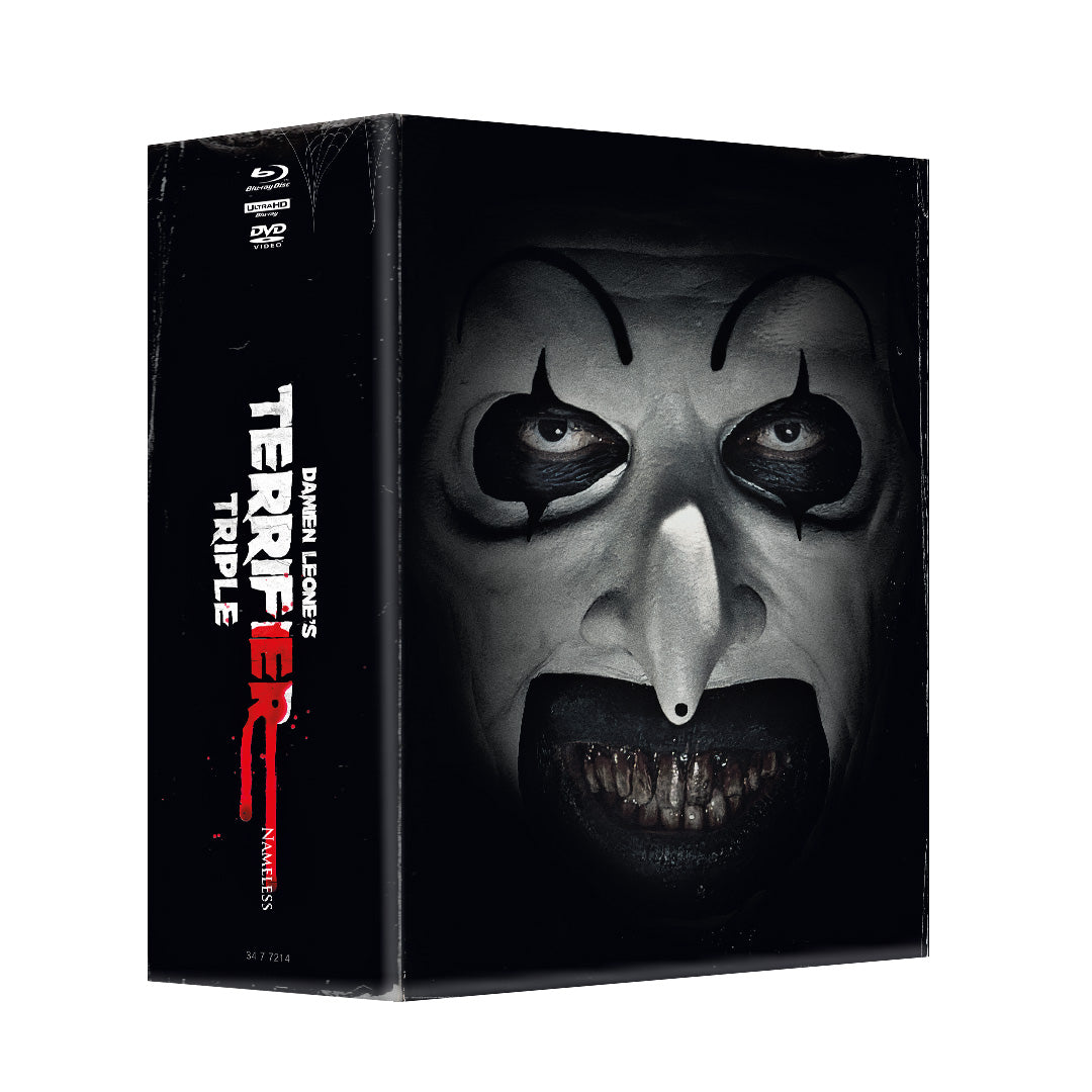 TERRIFIER 1-3 SCHUBER EDITION - 3 MEDIABOOKS - UHD/BD/DVD