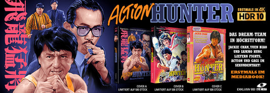 ACTION HUNTER - FULLSET 3 MEDIABOOKS - COVER A-C  BD/4K-UHD
