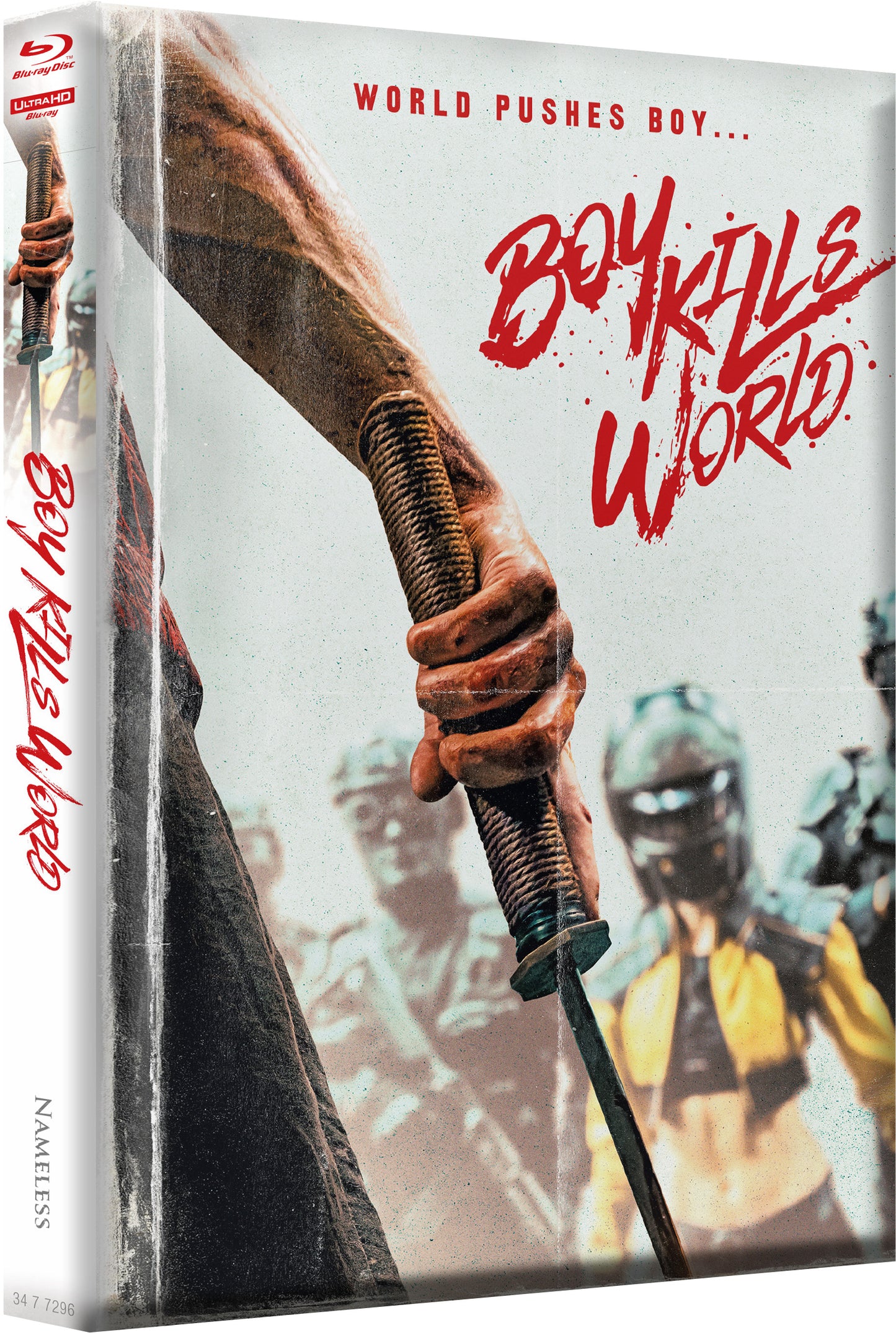 BOY KILLS WORLD - MEDIABOOK - COVER F WATTIERT - 4K-UHD/BD
