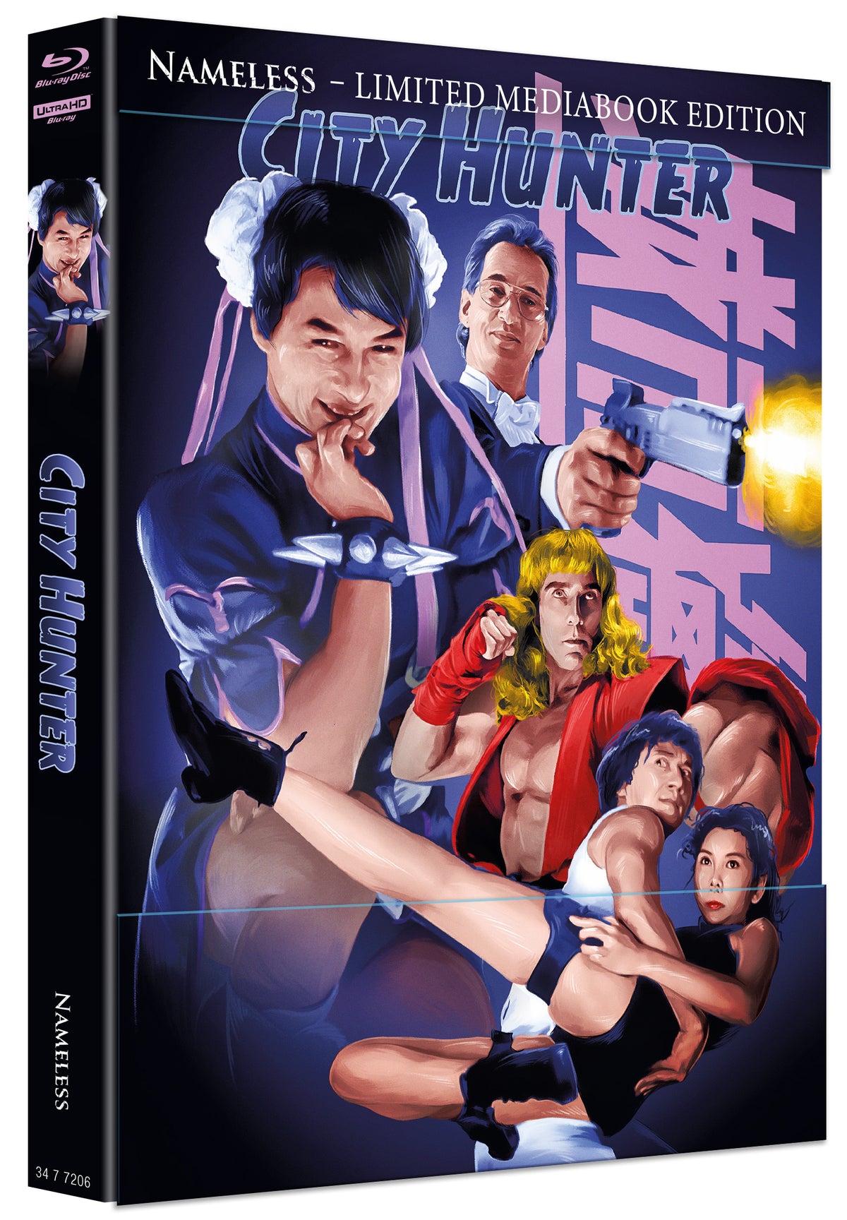 CITY HUNTER - MEDIABOOK - COVER A - 4K-UHD