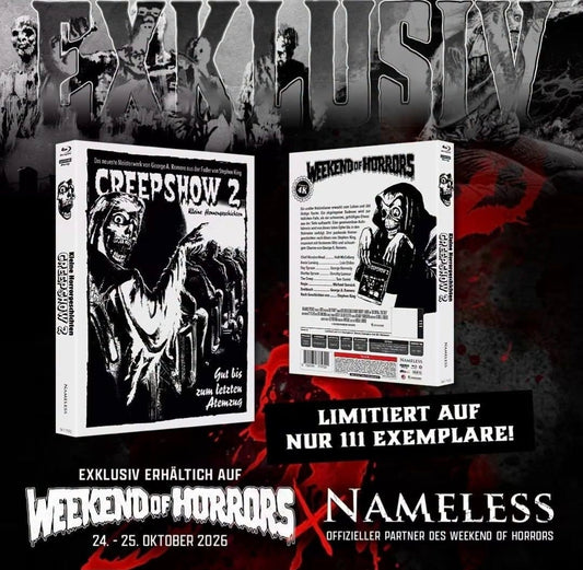CREEPSHOW 2 - MEDIABOOK - WEEKEND OF HORROR WHITE EDITION - 4K-UHD/BD