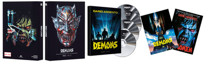 DEMONS - DÄMONEN 1&2 DOUBLE FEATURE 4 DISC- LEATHERPACK  EDITION