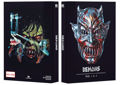 DEMONS - DÄMONEN 1&2 DOUBLE FEATURE 4 DISC- LEATHERPACK  EDITION