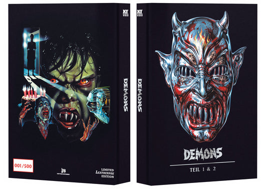 DEMONS - DÄMONEN 1&2 DOUBLE FEATURE 4 DISC- LEATHERPACK  EDITION