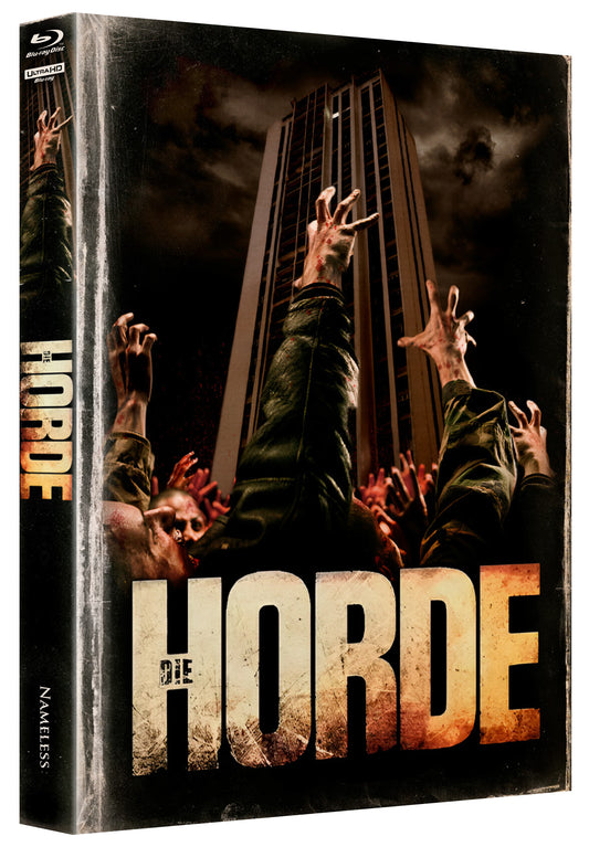 DIE HORDE - MEDIABOOK - COVER F - WATTIERT - 4K-UHD/BD ( SHOP EXKLUSIV )