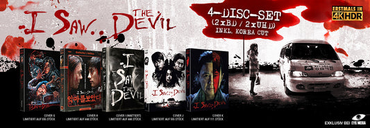 I SAW THE DEVIL - MEDIABOOK - FULL-SET - 4K-UHD/BD 4-DISC EDITION 2×UHD/2×BD