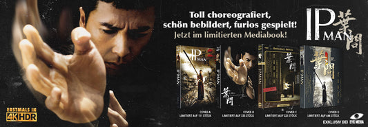 IP MAN - FULLSET - 4 MEDIABOOKS - 4K-UHD