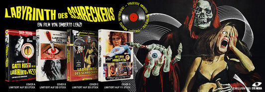 LABYRINTH DES SCHRECKENS - FULL-SET - 4 MEDIABOOKS - BD/DVD