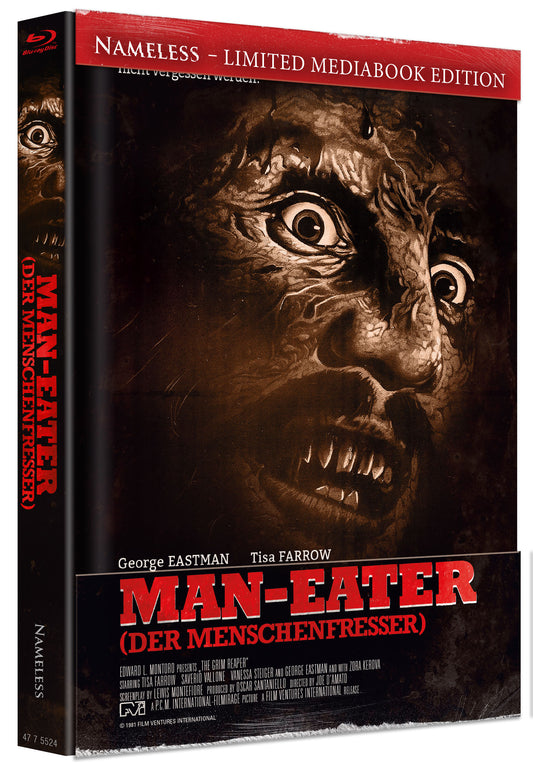 MAN EATER - MEDIABOOK - COVER B - J CARD