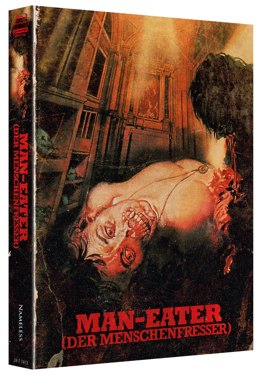 MAN EATER - MEDIABOOK - COVER H - 4K-UHD/2x BD