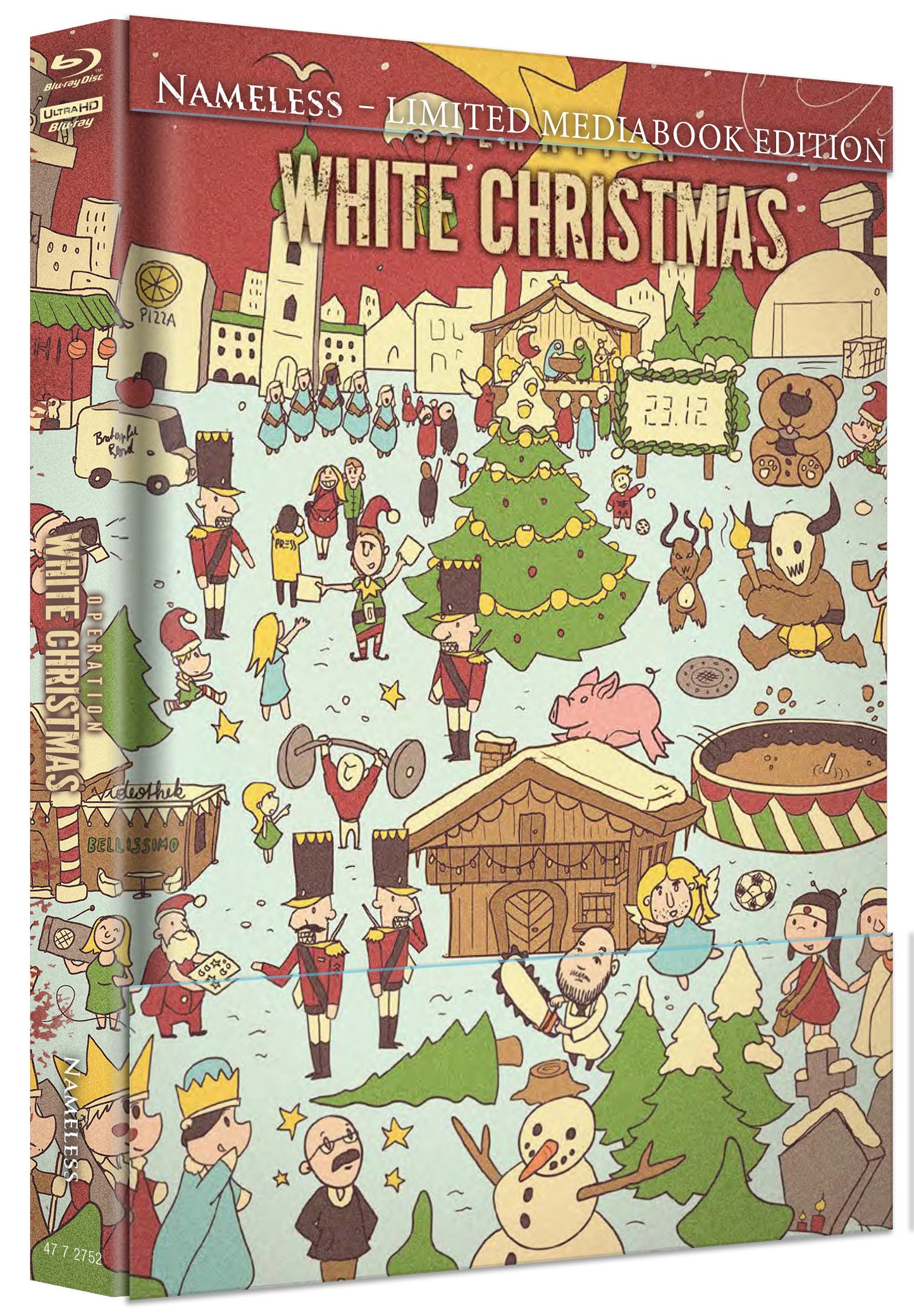 OPERATION WHITE CHRISMAS - MEDIABOOK - COVER A - ROT - 4 DISK EDITION