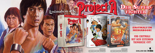 PROJECT A - DER SUPERFIGHTER+ PROJEKT B - FULLSET - 4 MEDIABOOKS+SCHUBEREDITION  - 4K-UHD/BD