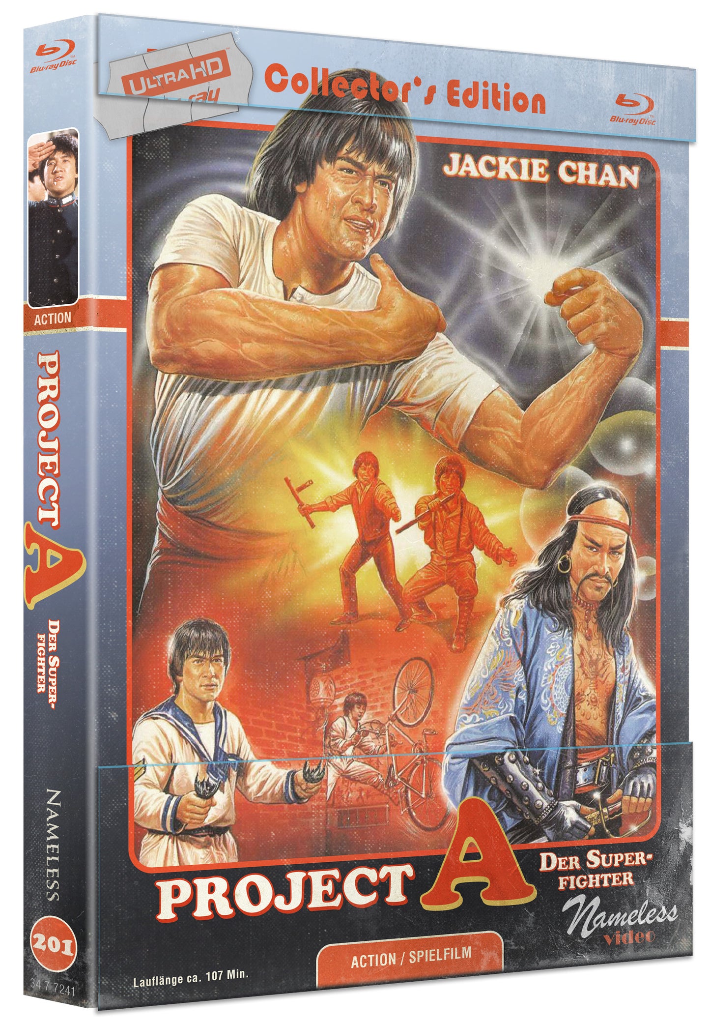 PROJECT A - DER SUPERFIGHTER - MEDIABOOK - COVER C - 4K-UHD/BD