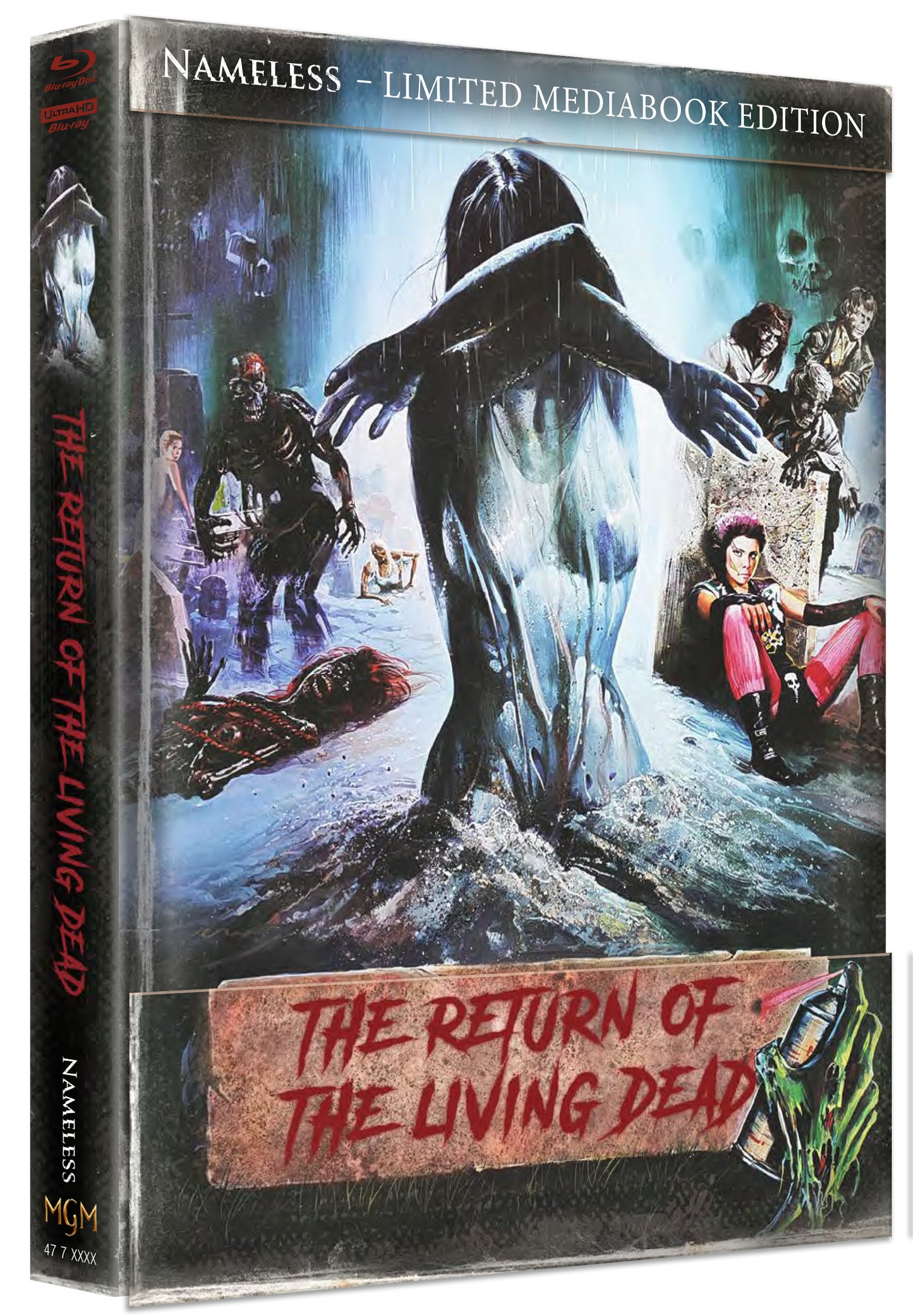 RETURN OF THE LIVING DEAD - MEDIABOOK BD/4K-UHD - COVER A - WATTIERT