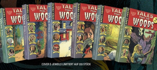 WRONG TURN  2-7 COVER D - COMIC - SET MIT 6 MEDIABOOKS - BD/4K-UHD