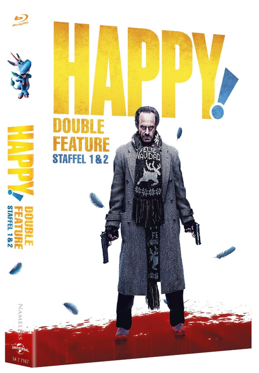 HAPPY - DOUBLE - FEATURE - STAFFEL 1&2 - BIGBOOK COVER A - BLU RAY