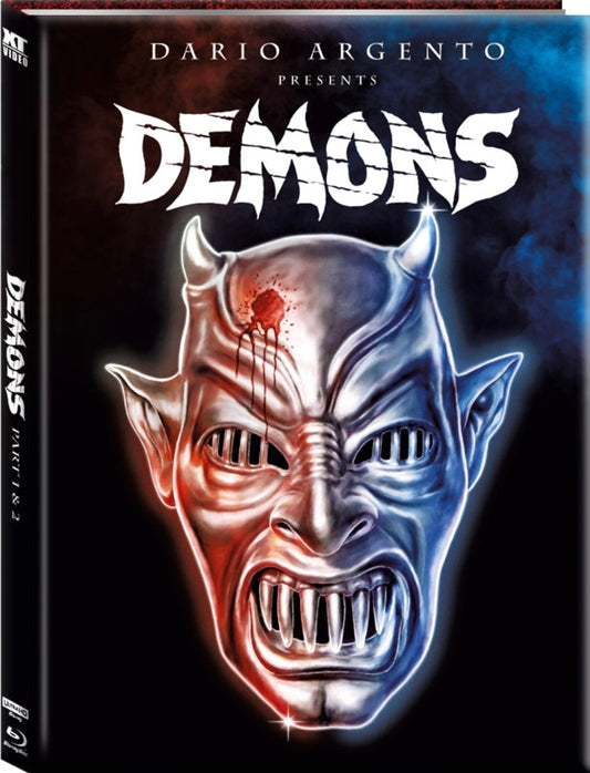 DEMONS 1+2 - DOUBLE FEATURE - MEDIABOOK EDITION - 4K UHD/BD - COVER 1