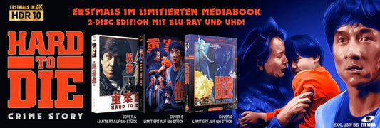HARD TO DIE - FULLSET - 3 MEDIABOOKS - COVER A-C  BD/4K-UHD