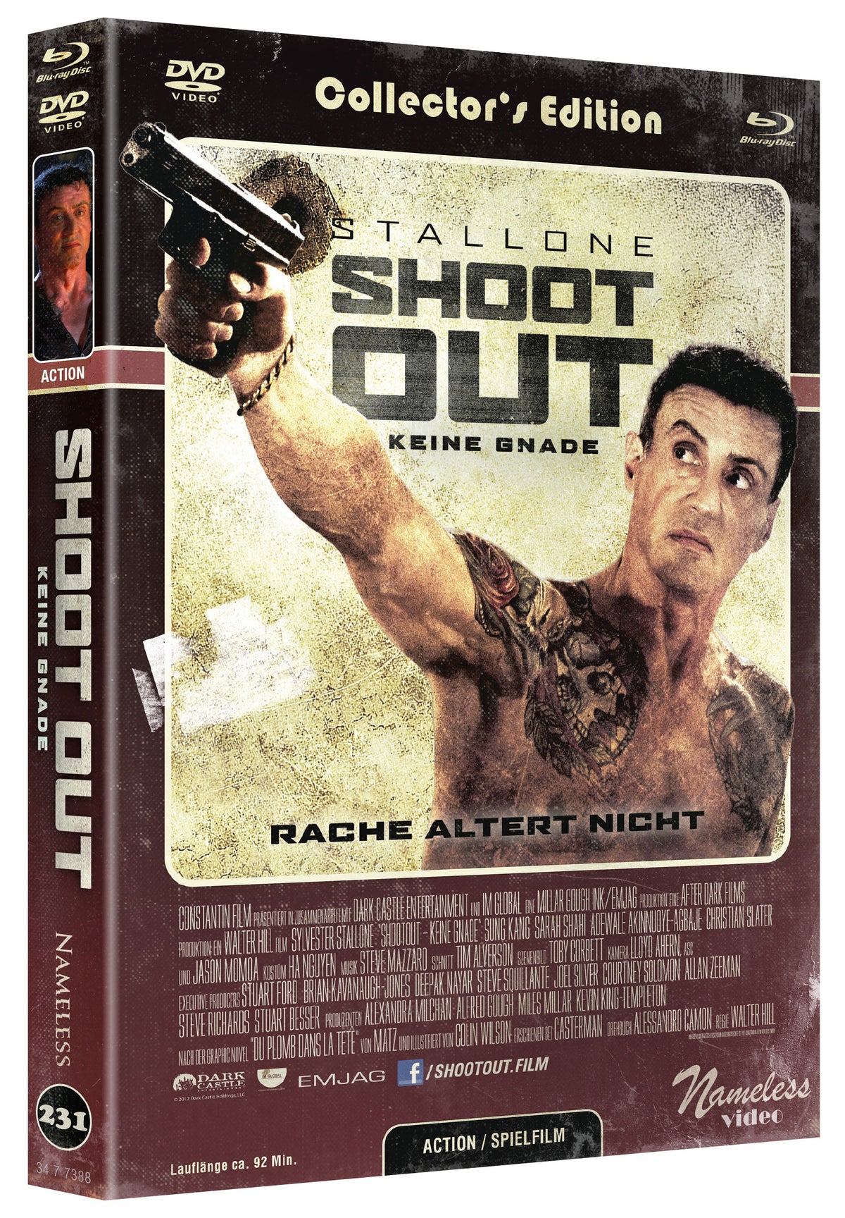 SHOOTOUT - KEINE GNADE - MEDIABOOK - COVER C - BD/DVD