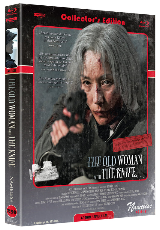 THE OLD WOMAN WHIT THE KNIFE - MEDIABOOK - COVER C - 4K-UHD/BD