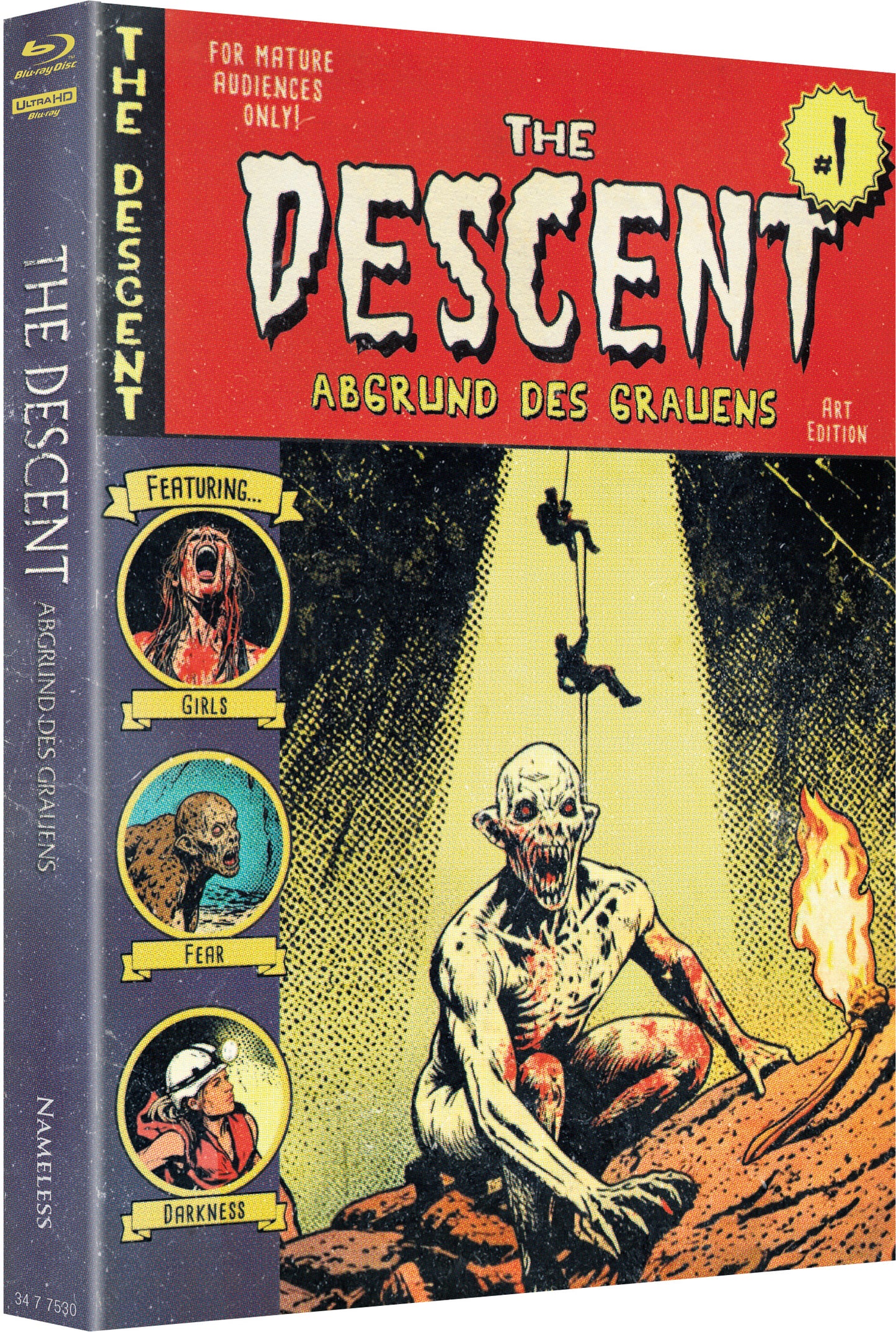 THE DESCENT - MEDIABOOK - COVER A - 4K-UHD/BD