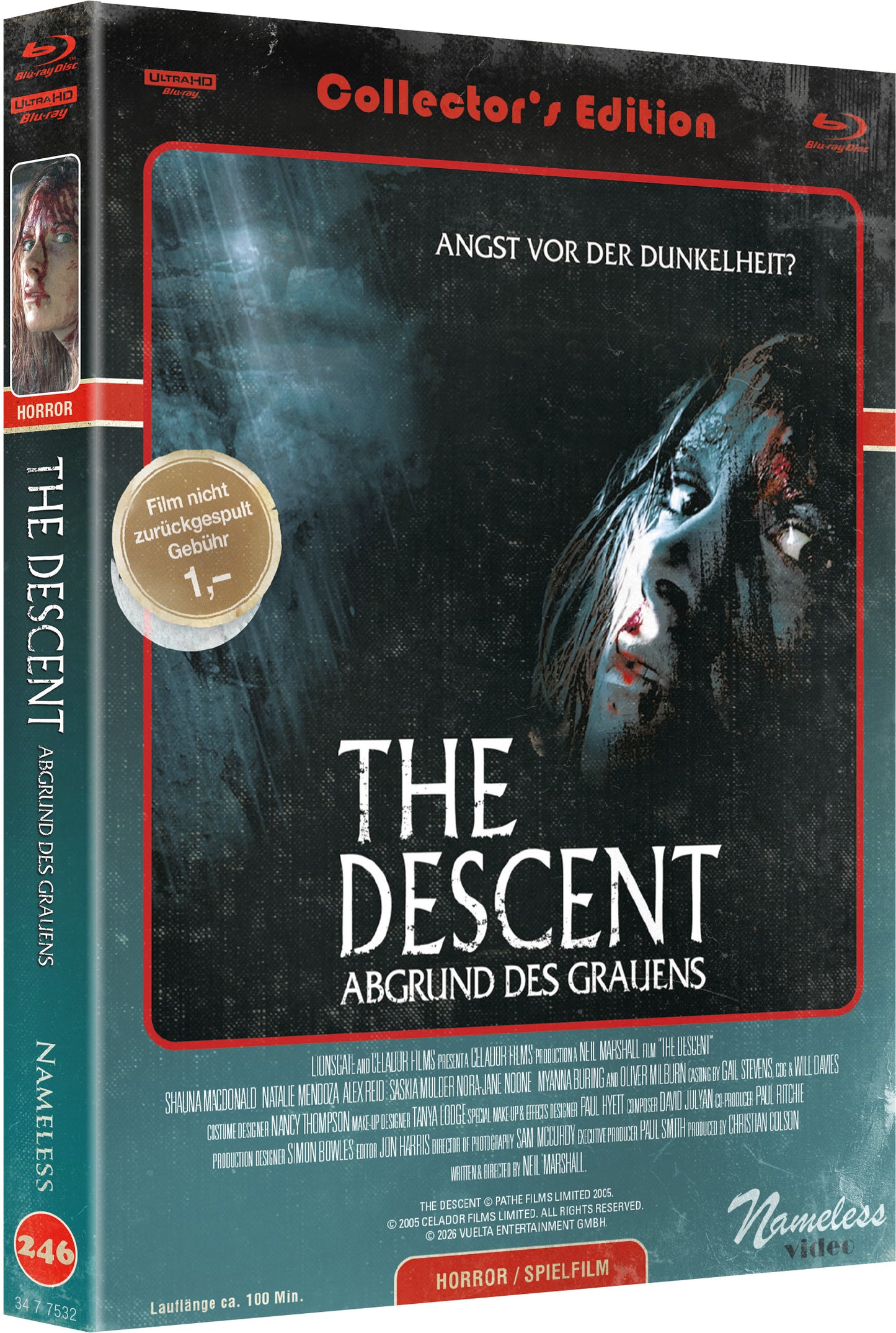 THE DESCENT - MEDIABOOK - COVER C - 4K-UHD/BD
