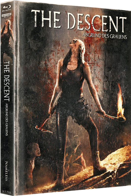 THE DESCENT - MEDIABOOK - COVER F - WATTIERT - 4K-UHD/BD