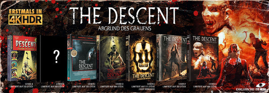 THE DESCENT - FULLSET 6 MEDIABOOK - 4K-UHD/BD