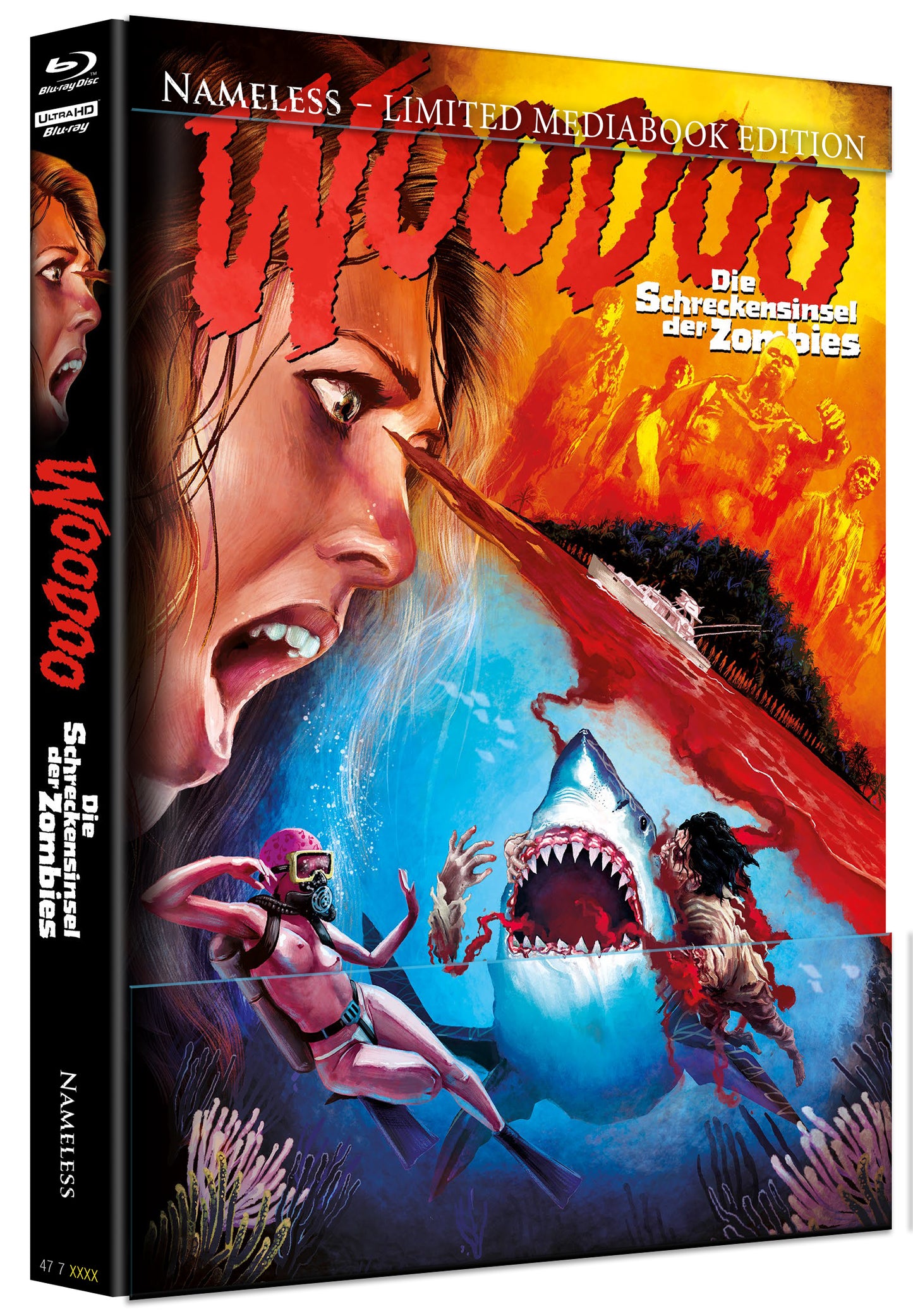 WOODOO - MEDIABOOK - COVER A - ARTWORK - 4DISC EDITION