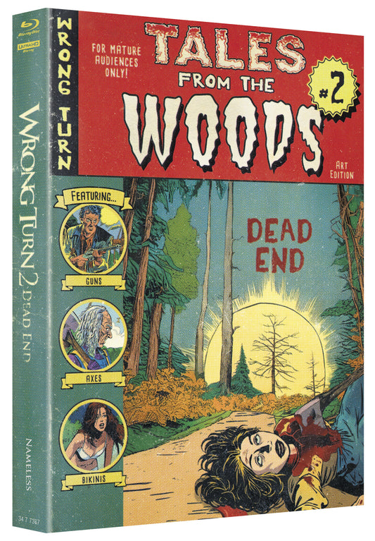 WRONG TURN 2 - MEDIABOOK - COVER D - COMIC  BD/4K-UHD