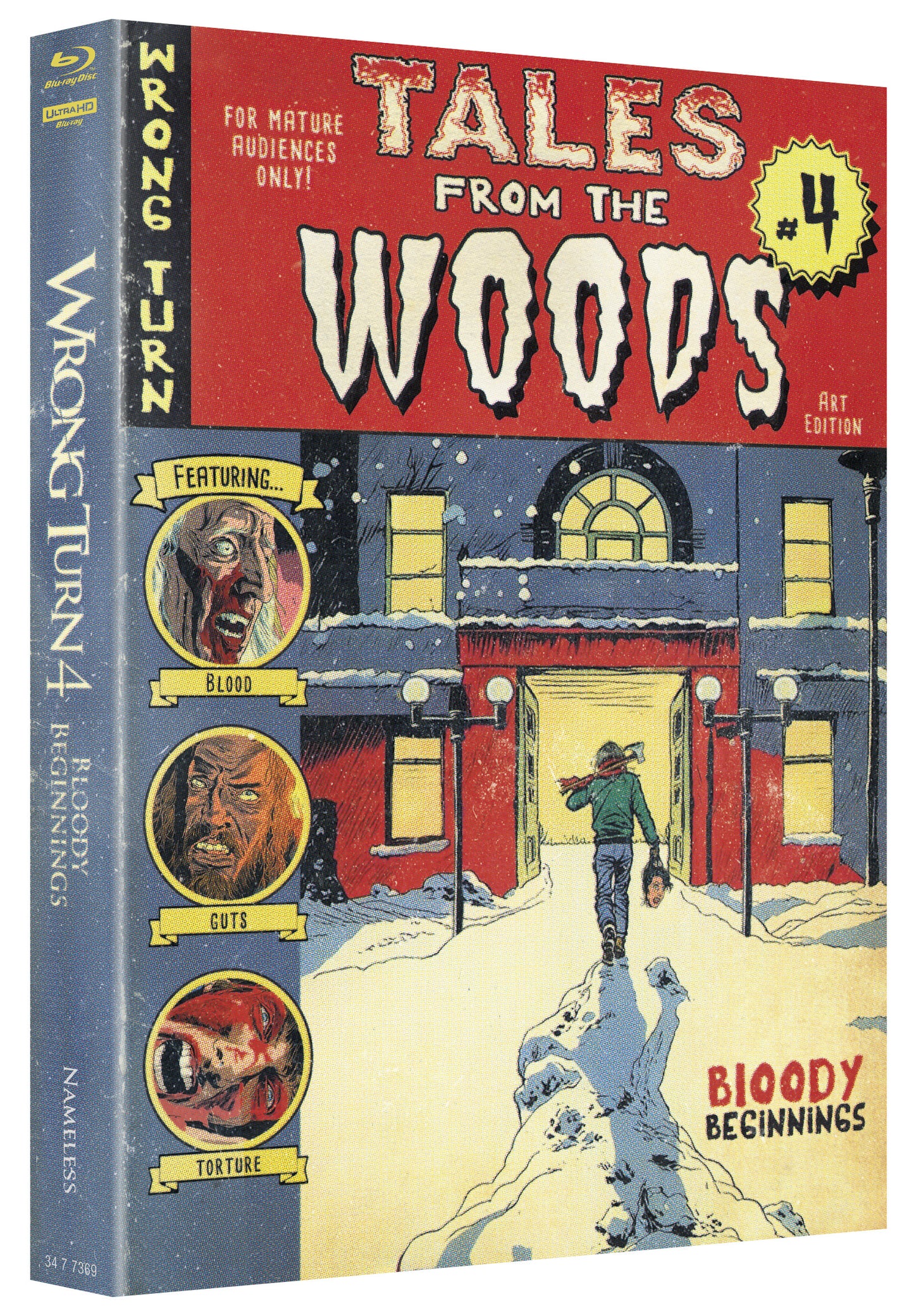 WRONG TURN 4 - MEDIABOOK - COVER D - COMIC -  BD/4K-UHD