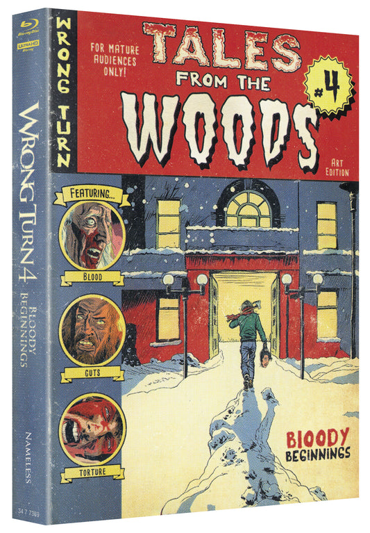 WRONG TURN 4 - MEDIABOOK - COVER D - COMIC -  BD/4K-UHD