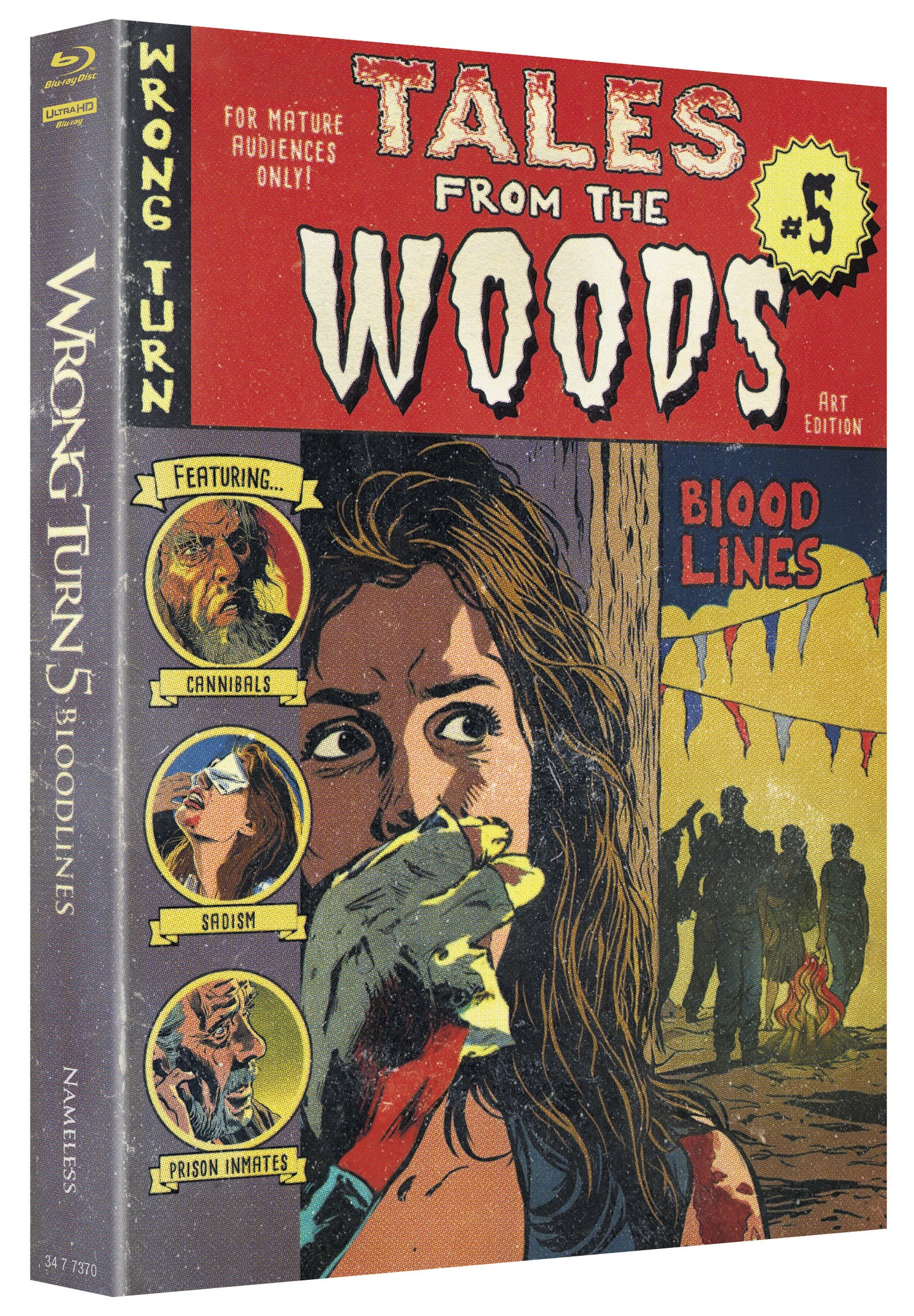 WRONG TURN 5 - MEDIABOOK - COVER D COMIC - BD/4K-UHD